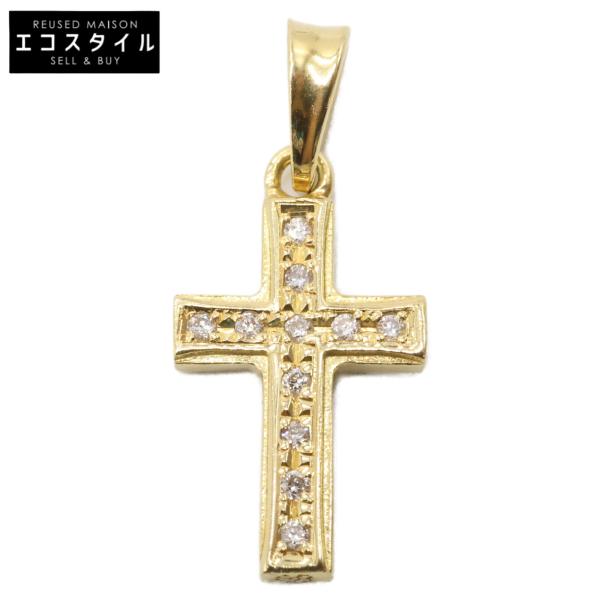 SYMPATHY OF SOUL N1609Y8D K18 0.06刻印 Small Gravity Cross  