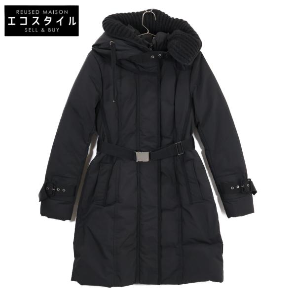 超美品　モンクレール　CHACAL シャカール ダウンコート ロング　ベルト付き MONCLER（モンクレール） 美品/ CHACAL シャカール ベルト付 フーディ