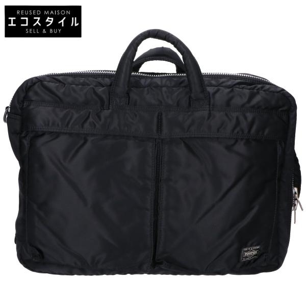 A396【美品】ポーター／タンカー　ブリーフケース　ビジネスバッグ　ナイロン　黒 PORTER ポーター タンカー ブリーフケース ビジネス バッグ ヘルメット