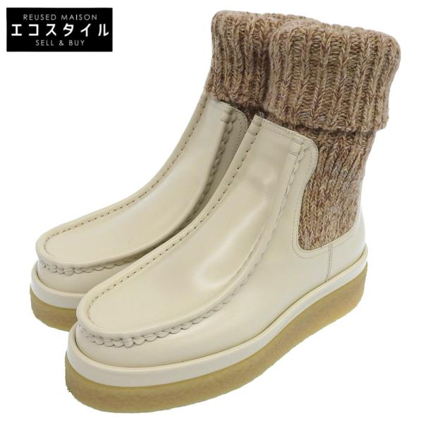 新品未使用★Chloé★ショートブーツ☆37☆ベージュ Chloe(クロエ) レインブーツ 37 レディース美品 - ベージュ - メルカリ