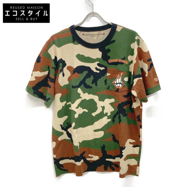 Chrome Hearts クロムハーツ Matty Boy カモフラ Caution Tシャツ