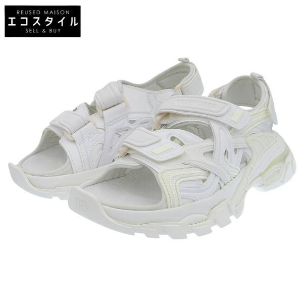 【美品】 BALENCIAGA バレンシアガ トラック サンダル ホワイト BALENCIAGA（バレンシアガ） 美品 Track Sandal トラック サンダル