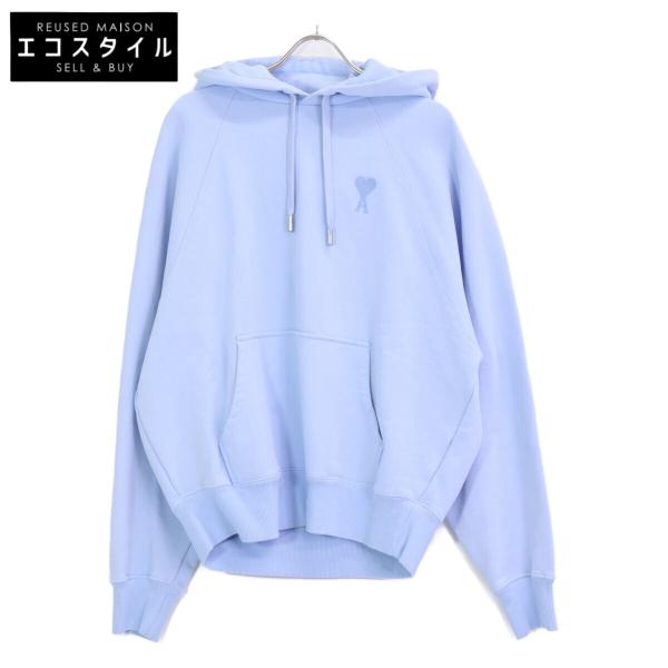 新品タグ付き　AMI Paris アミパリス ポロ　ライトブルー　Sサイズ　半袖 新品タグ付き AMI Paris アミパリス ポロ ライトブルー Sサイズ 半袖