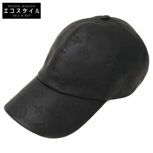 ★極美品 ルイヴィトンM76581 キャップ モノグラムシャドウ サイズ60 LOUIS VUITTON ルイヴィトン M76581 キャップ・モノグラム シャドウ