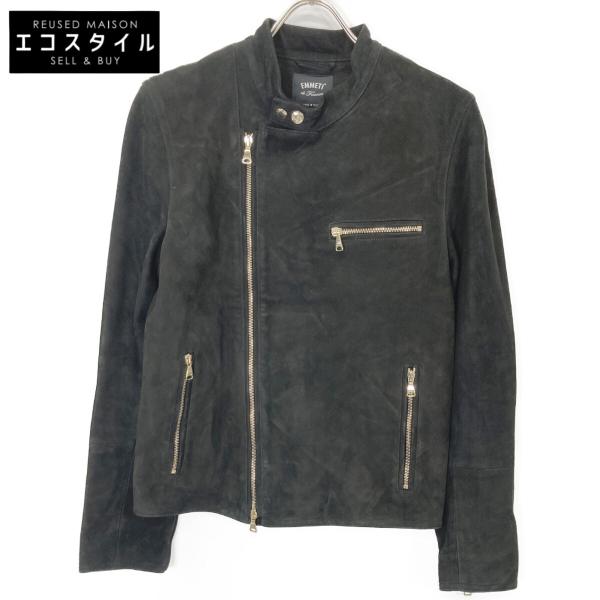 EMMETI エンメティー ブラック ゴートスキン スエード ジョセフ