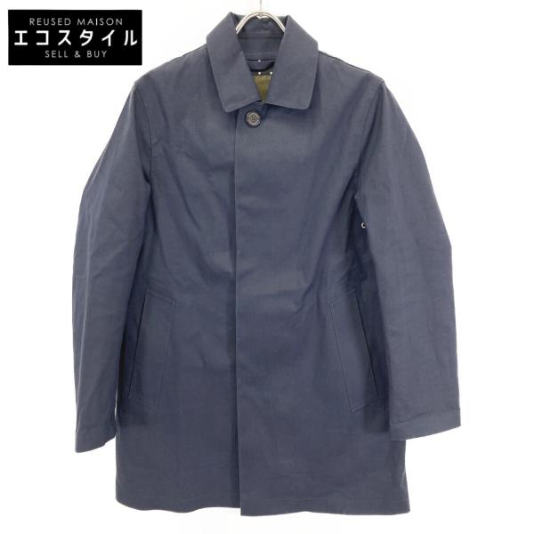 マッキントッシュ　ネイビー　コットン　ゴム引きフーデットコート MACKINTOSH(マッキントッシュ)のゴム引きフーデッドコートが最高！前略
