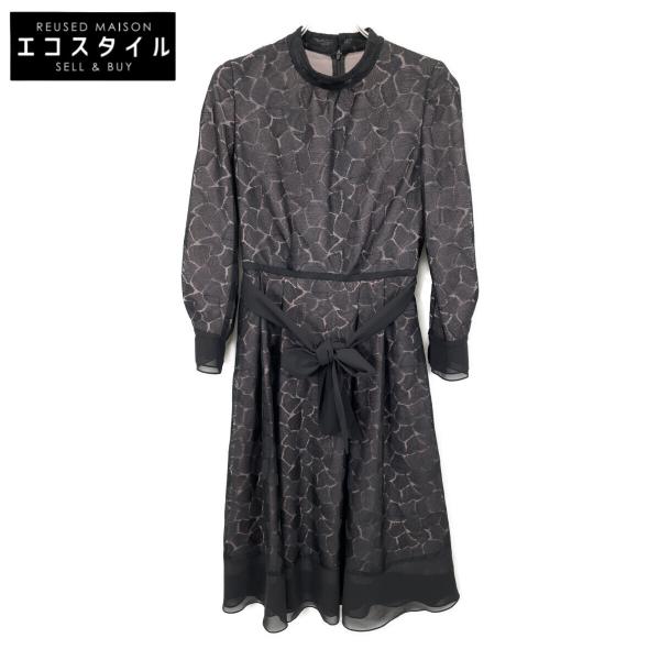 Leilian（レリアン） 0102984-99-A ピンク×ブラック ポリエステル