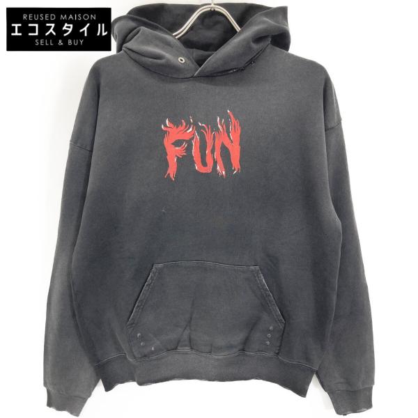 GIVENCHY ジバンシィ  BW701J3062 ﾌﾞﾗｯｸ ﾌｪｰﾄﾞ FUN ﾀﾞﾒｰｼﾞ ﾊﾟｰｶｰ Ⅿ wine-king_2877100000050415