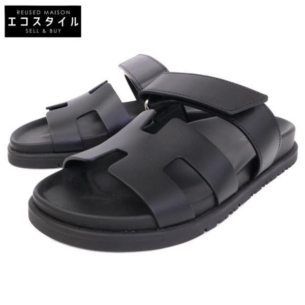 新品同様/ HERMES エルメス GN222100Z シプレ レザー サンダル