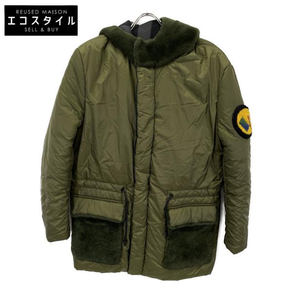 FENDI（フェンディ） 17年 FW0874A04P カーキ ボア切り替え