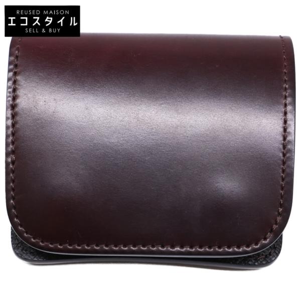 美品 WILDSWANS ワイルドスワンズ コードバン 型押しサドルアップ CASA