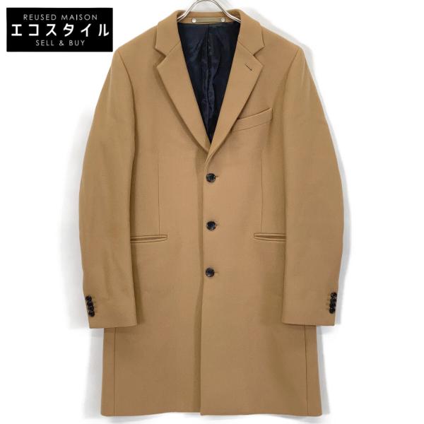 Paul Smith アンゴラ100% ウールコートブラウン　L 大きめサイズ Paul Smith（ポール・スミス） ブラウン ウール100 3B チェスター