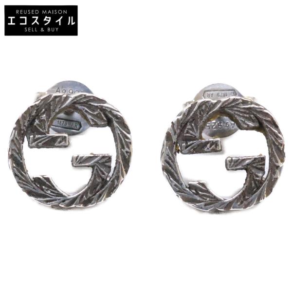 GUCCI（グッチ） Ag925 インターロッキングG ピアス シルバー