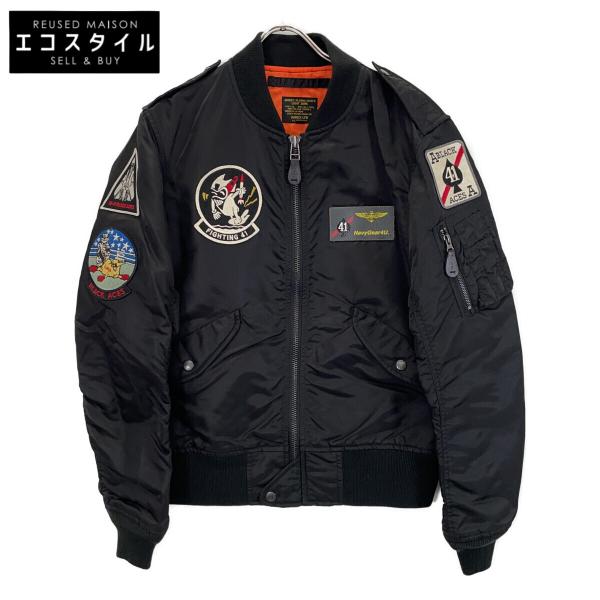 AVIREX L-2 フライトジャケット　ミリタリージャケット　XXL AVIREX（アヴィレックス） 6162124 ブラック L-2 フライトミリタリー
