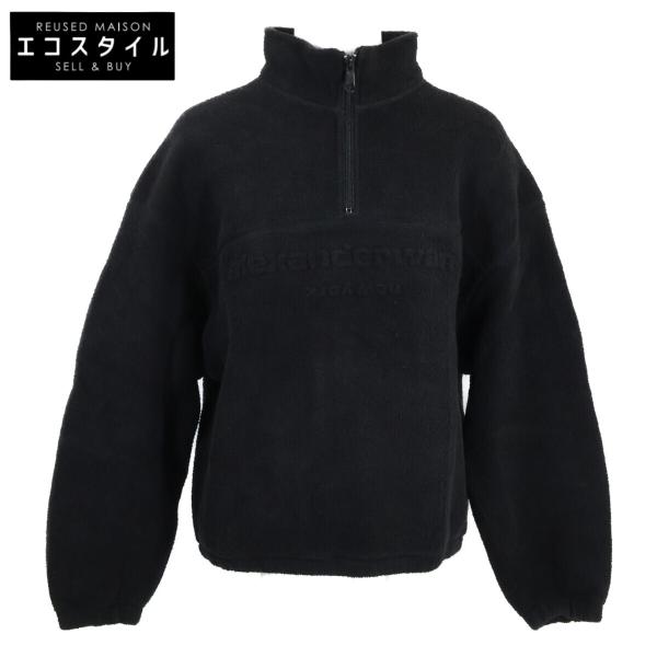 極美品△Alexander Wang アレキサンダーワン 1CC1231753 ハーフジップトップ 半袖 ラッシュガード トップス シルバーフォックス M レディース 美品/ ALEXANDER WANG アレキサンダーワン タオルテリー ハーフジップ
