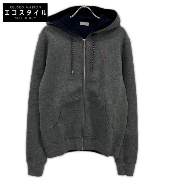 Dior HOMME ディオールオム 733J220B0413 グレー Beeロゴ ジップアップ