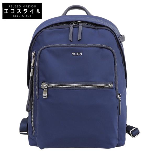 【美品】TUMI ボディバッグ　ネイビー　ブラウン　レザー　ナイロン TUMI - トゥミ／TUMI バッグ ショルダーバッグ 鞄 メンズ 男性 男性用