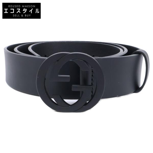GUCCI（グッチ） 美品 368186 インターロッキングGバックル レザー