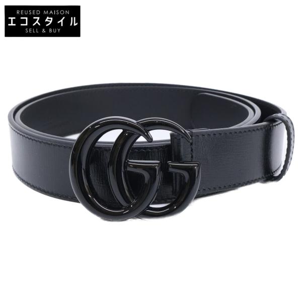 GUCCI（グッチ） 美品 414516 GGマーモント レザー ベルト 95/38