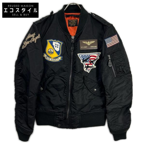 AVIREX アヴィレックス 6162119 ブラック Blue Angels L2-Aフライトジャケット M AVIREX（アヴィレックス） 6162119 ブラック Blue Angels L2-Aフライト
