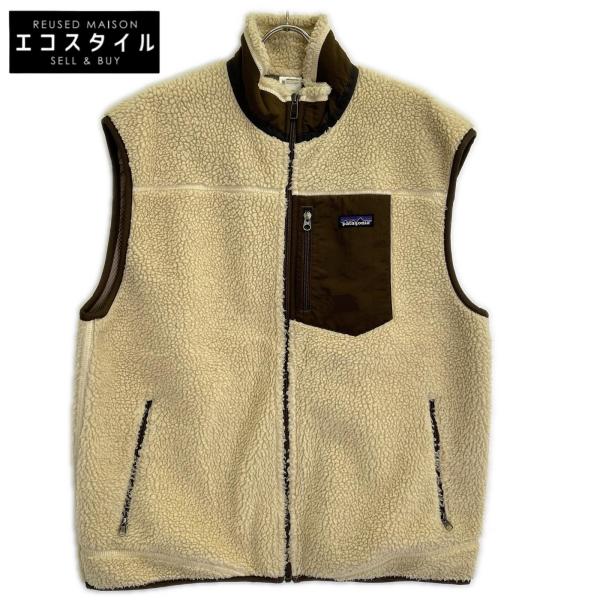 patagonia フリースベスト アイボリー/ブラウン patagonia（パタゴニア） 23069F9 アイボリー×ブラウン クラシック