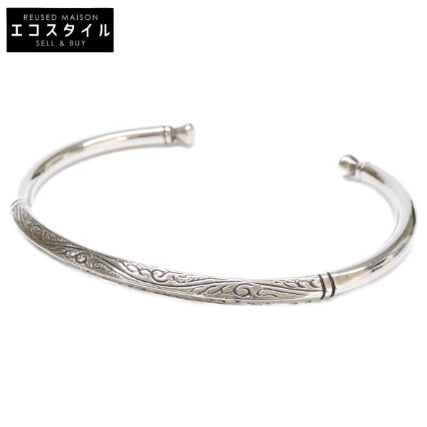 Suman Dhakhwa スーマンダックワ SD-B58 Square Leaf Carving Cuff