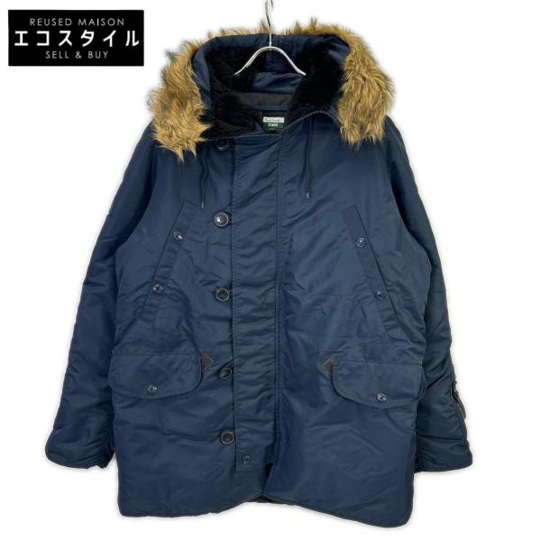 PaulSmithJEANS ポールスミスジーンズ ネイビー ナイロン N-3B モッズコート L PaulSmithJEANS ポールスミスジーンズ ネイビー ナイロン N-3B モッズ