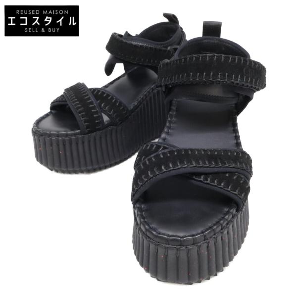 Chloe（クロエ） 美品 0124252 NAMA ウェッジ サンダル 38 レディース