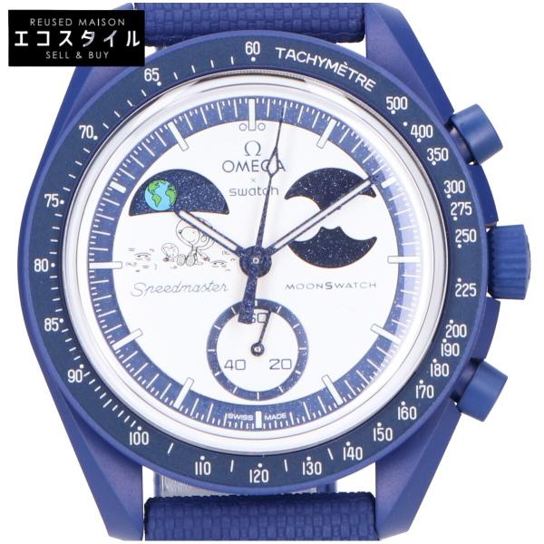 OMEGA オメガ ×SWATCH スヌーピー 新品未使用 SO33N703L MISSION TO EARTHPHASE MOONSHINE GOLD wants YOU ハンターズムーン クオーツ OMEGA（オメガ） 新品未使用 ×SWATCH スヌーピー SO33N703L MISSION TO