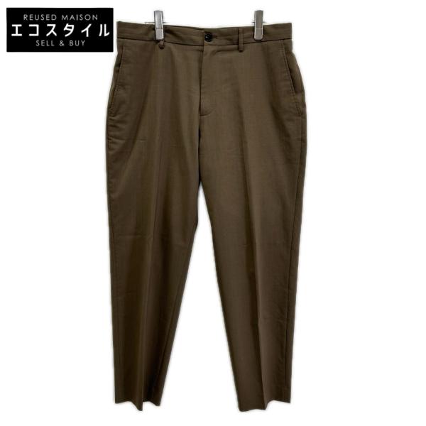 Theory セオリー 26年製 ブラウン ストレッチウールトラベルパンツ 32 メンズ