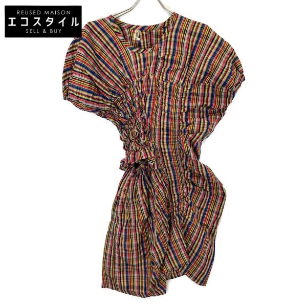 コムデギャルソンマキシ丈ワンピース・花柄・刺繍レース・異素材