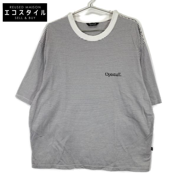 OPTSTUFF オプトスタフ ホワイト×ブラック OPT10006B SIGNATURE BORDER