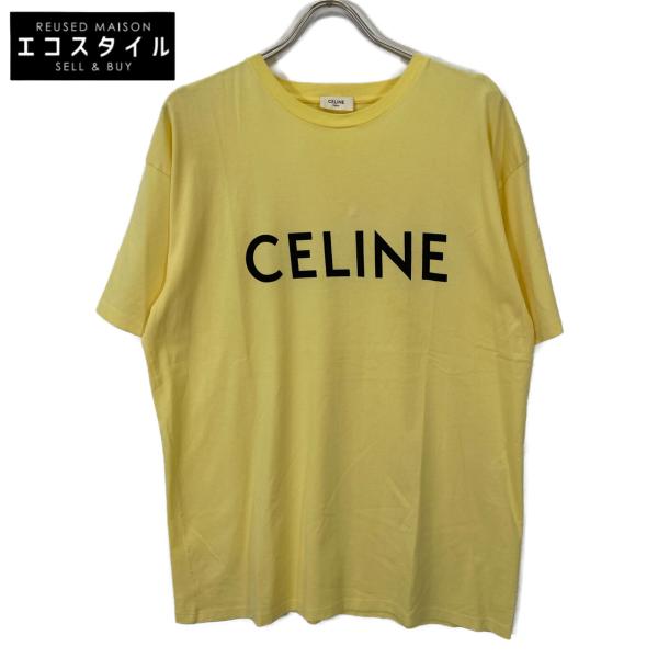 ♡ふうか♡(即購入ok!) ！CELINE イエロー ロゴ Tシャツ ♡ふうか♡(即購入ok!) 様専用！CELINE イエロー ロゴ Tシャツ - メルカリ