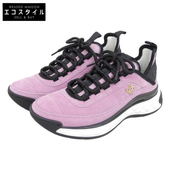 CHANEL　ココマーク　ピンク　ラメ　スニーカー　可愛い　パンプス　ローファー CHANEL ココマーク ピンク ラメ スニーカー 可愛い パンプス