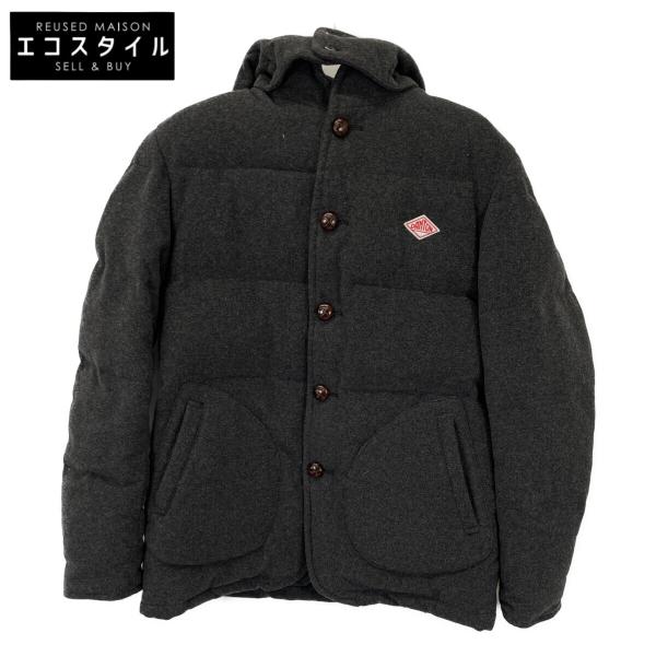 DANTON ダントン JD-8853 ビームス別注 グレー ウールモッサ ダウン