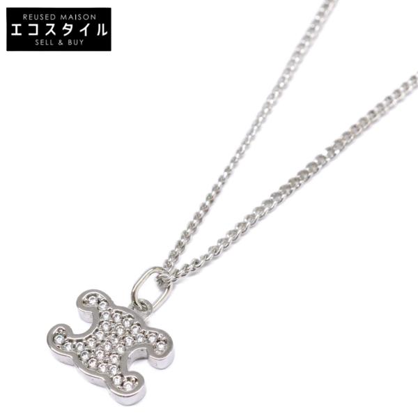 アクセサリー CELINE \"STONE NECKLACE\" CELINE（セリーヌ） ネックレス STONE NECKLACE ブラック メンズ 46r54
