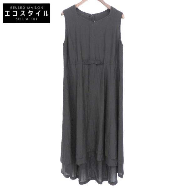 COMME DES GARCONS コムデギャルソン シルク ノースリーブ リボン