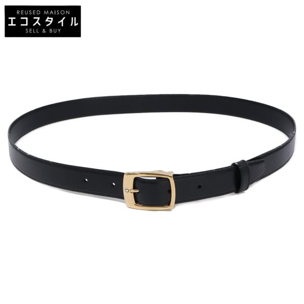 モンブラン ゴールドバックル レザー MONTBLANC（モンブラン） ゴールドバックル レザー ベルト メンズ