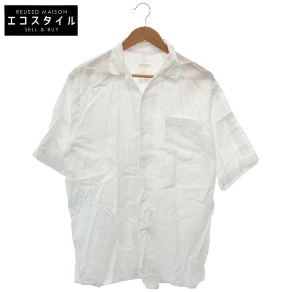 COMOLI コモリ R01-02011 20SS ホワイト ベタシャン オープンカラー