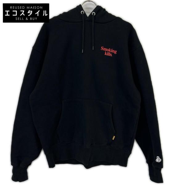 FR2 エフアールツー ブラック Smoking kills パーカー L トップス