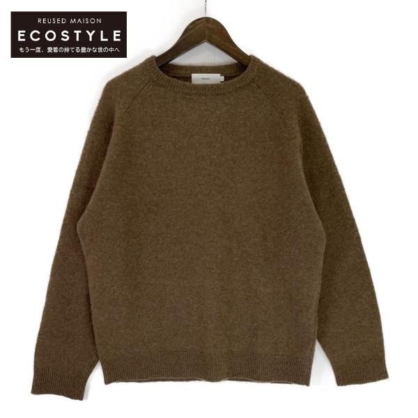 Graphpaper グラフペーパー GM173-8007 ヤクウール クルーネック