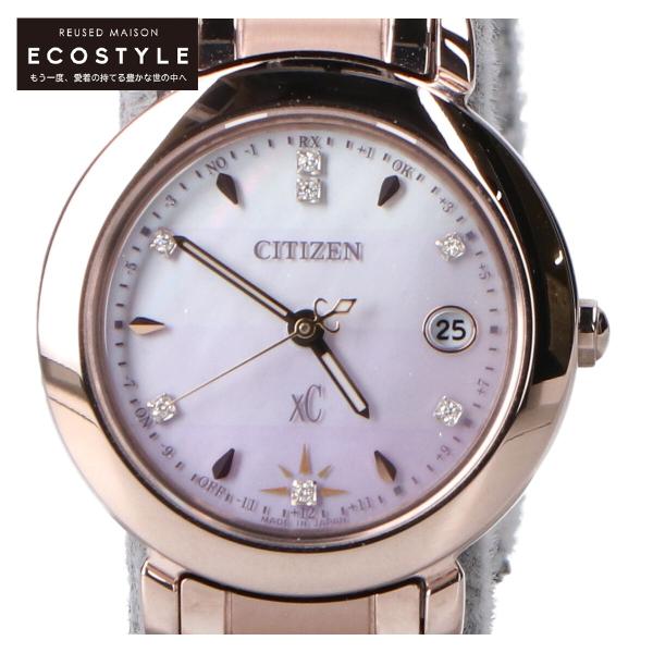 【稼働・美品】シチズン xC クロスシー ソーラー 電波 H060 wine-king_2887700000036196