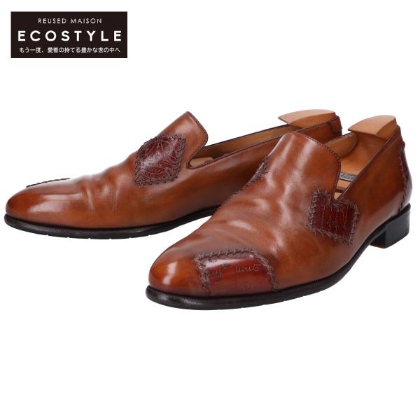 美品 Berluti ベルルッティ B1036 カリグラフィ ラピエセルプリゼ