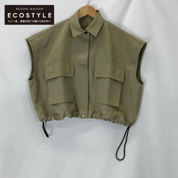 sacai チノジャケット 25ss ベージュ　サイズ2 sacai サカイ 25SS Cotton Chino JacketスイングトップZIP