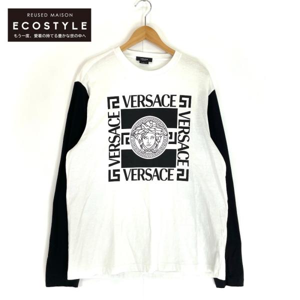 ヴェルサーチ 1001511 メデューサ ロングスリーブカットソー XL Versace ヴェルサーチ 1001511 メデューサ ロングスリーブカットソー