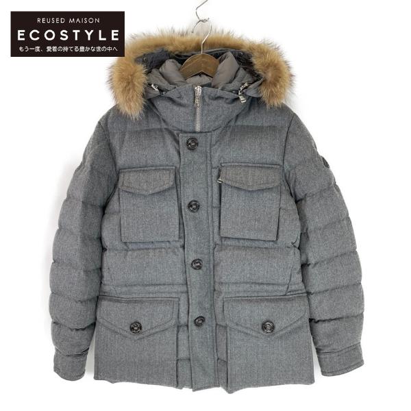 MONCLER ARMENTIERES ダウンジャケット トリプルロゴ サイズ4 MONCLER ARMENTIERES ダウンジャケット トリプルロゴ サイズ4
