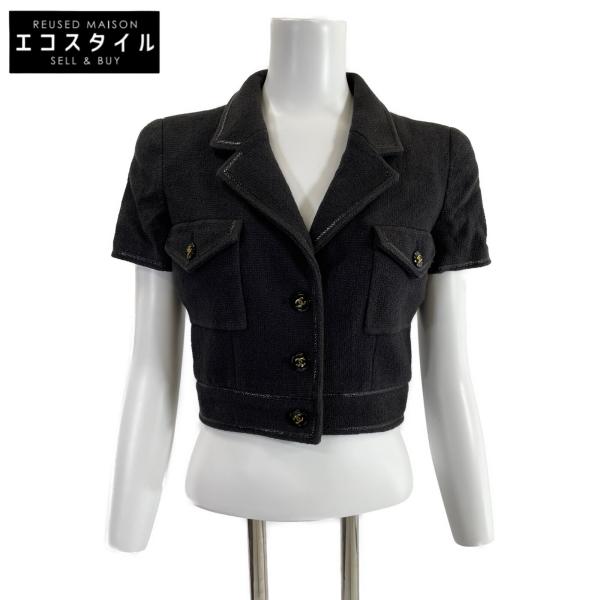 CHANEL - シャネル 【国内正規】P95 P05158V04018 ココボタン ショートスリーブ クロップド 38 wine-king_2887700000044650