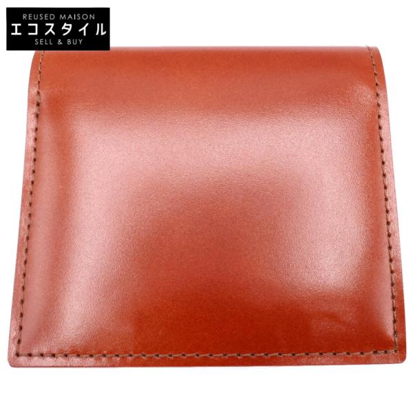 新品同様 GANZO ガンゾ 57653 THIN BRIDLE シンブライドル BOX小銭入れ