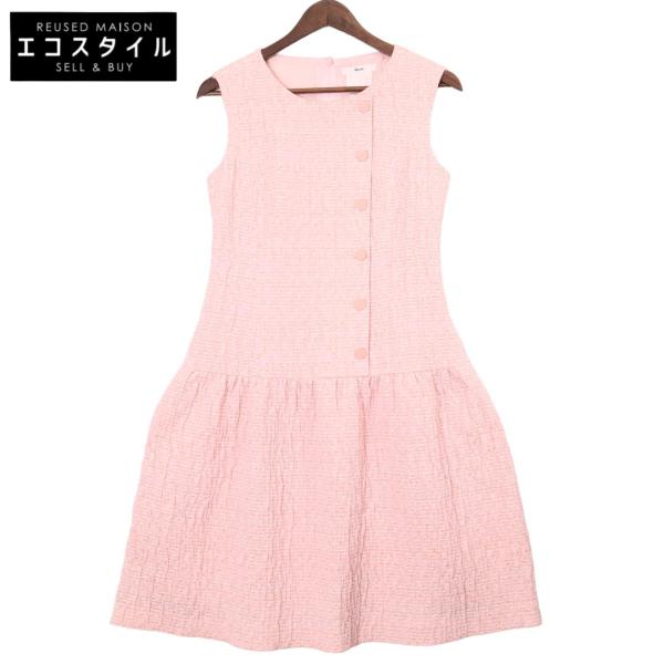 Rene ルネ 6016110 ワンピース ブローチ付 ピンク 36 Rene ルネ 6016110 ワンピース ブローチ付 ピンク 36