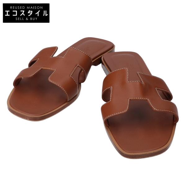 【新品未使用/最終値下げ】エルメス　オラン　サンダル　39ゴールド 美品 HERMES エルメス オラン サンダル シューズ 39 ゴールド